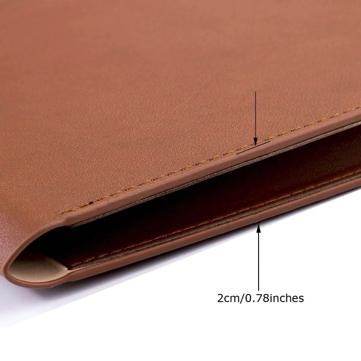 PU Leather A4 File Document Folder Portfolio with lanyard 4