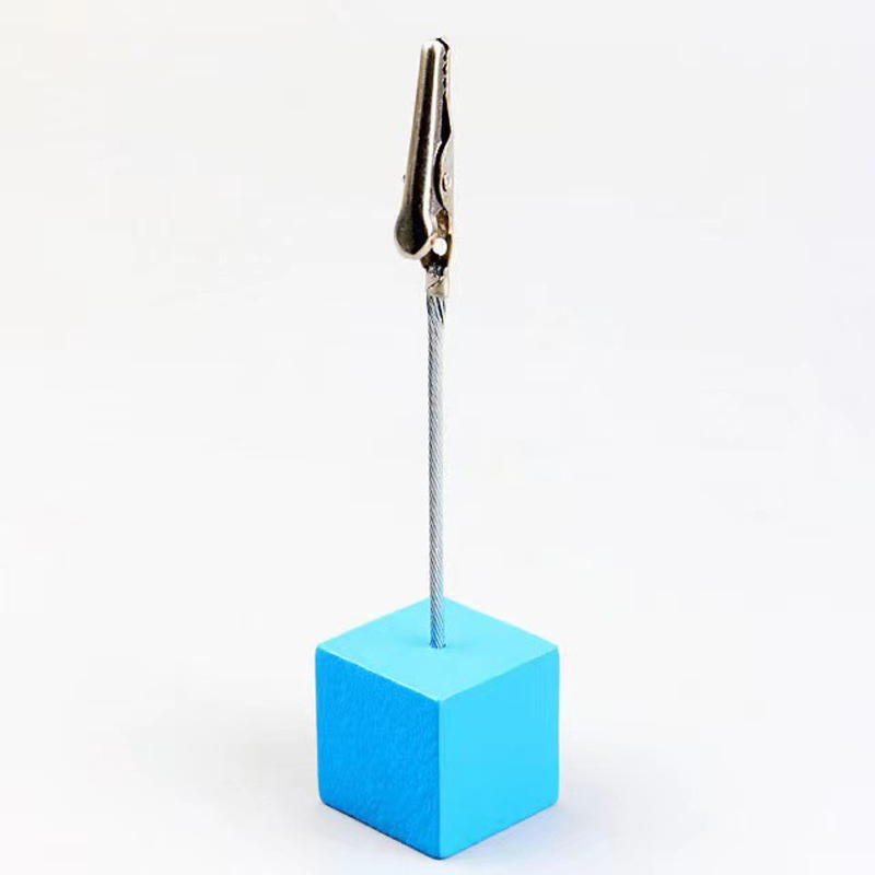 Wooden Memo Holder Stand 9