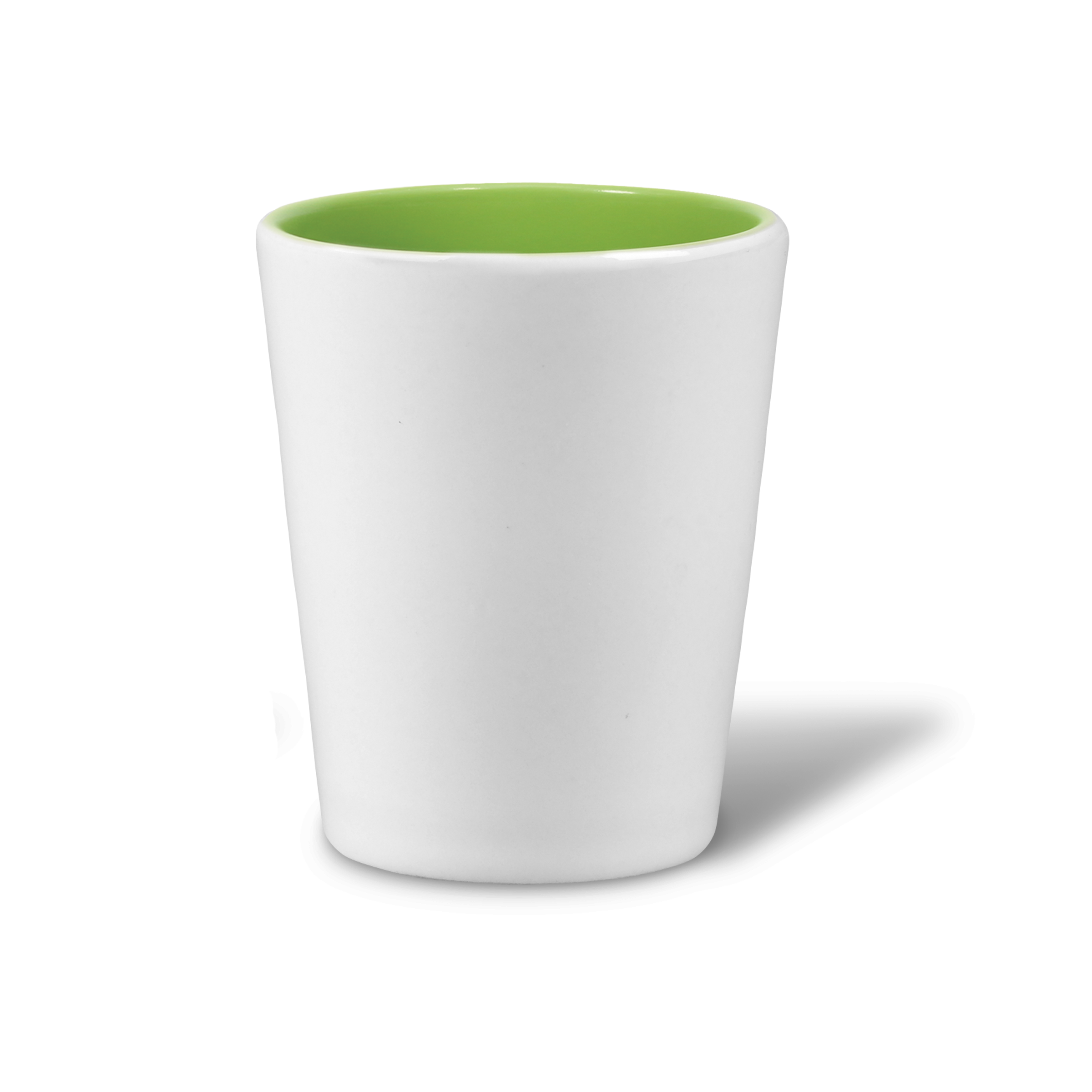 2 Oz. Two Tone Ceramic Shot Glass 4