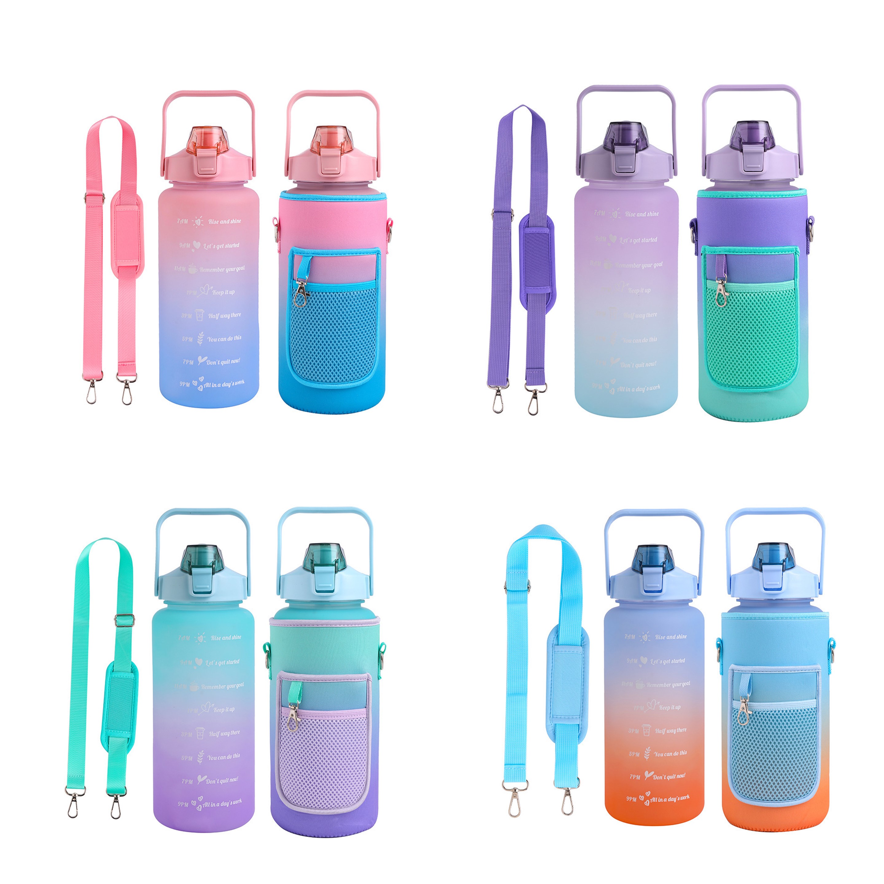 2L Water Bottle Holder with Strap (direct import), custom koozie with logo imprint 4