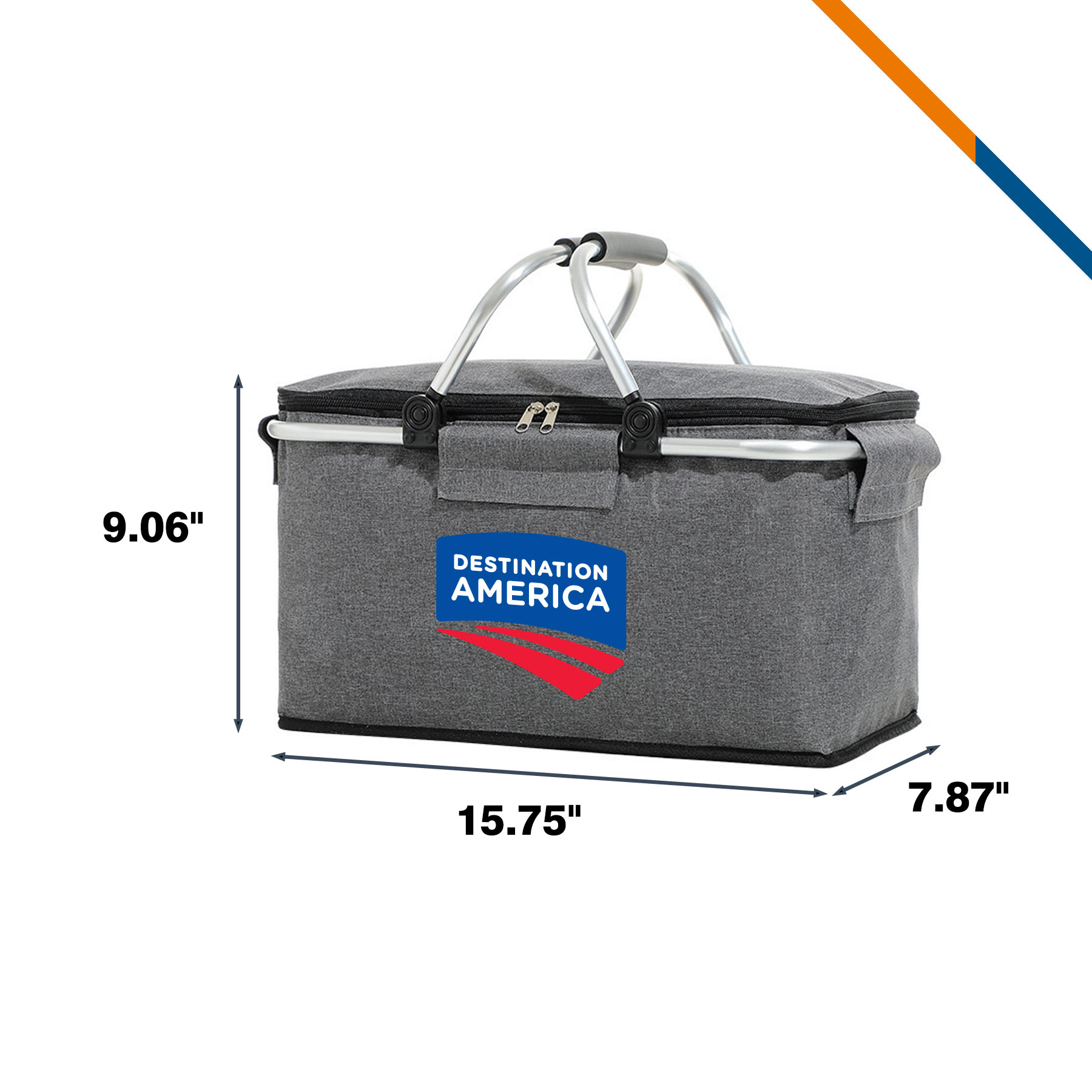 PineChill Collapsible Picnic Cooler Basket 11