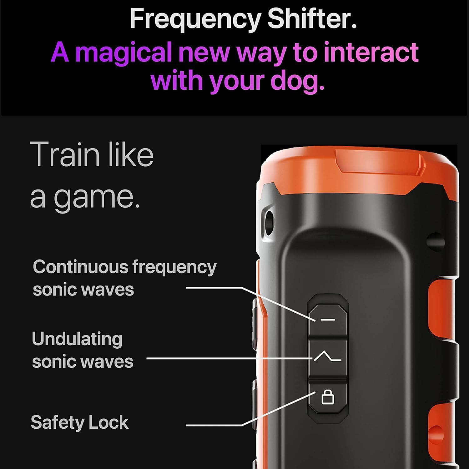 Ultrasonic Dog Trainer - Bark Control with LED Light 4
