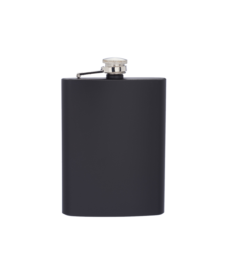 Union Printed - 8 oz. Verano Stainless Steel Hip Flask 3