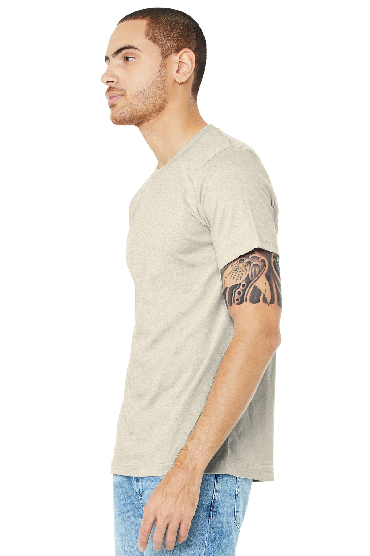 BELLA+CANVAS® Unisex Heather CVC Short Sleeve Tee 65