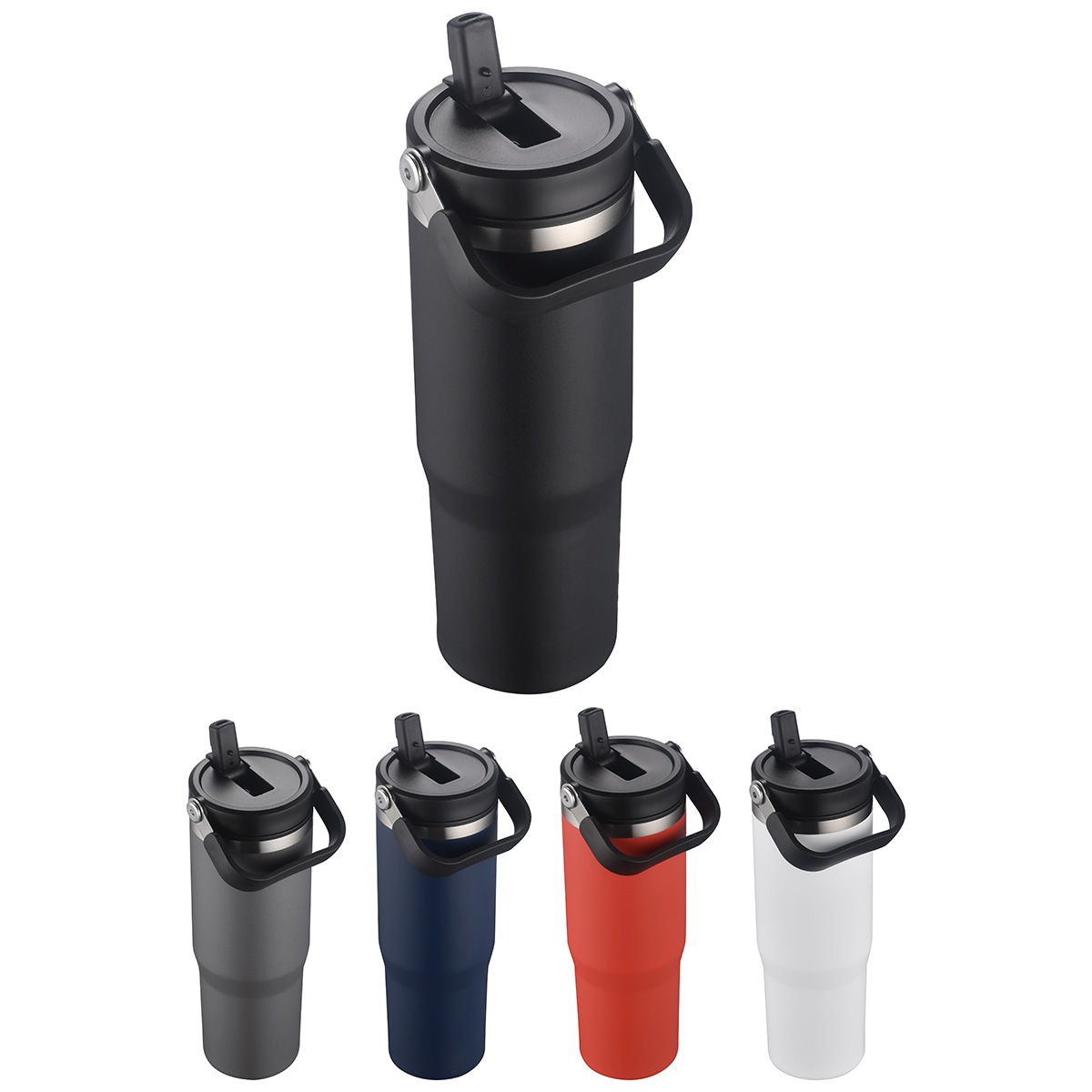 Oreno 30 oz Stainless Steel/Polypropylene Travel Tumbler 31