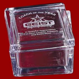 Crystal Trinket Box Rectangular 1