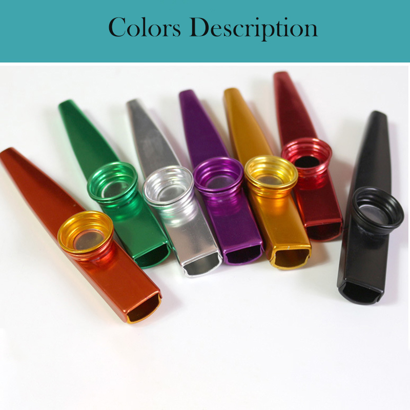Aluminum Alloy Metal Kazoo Musical Instruments 37