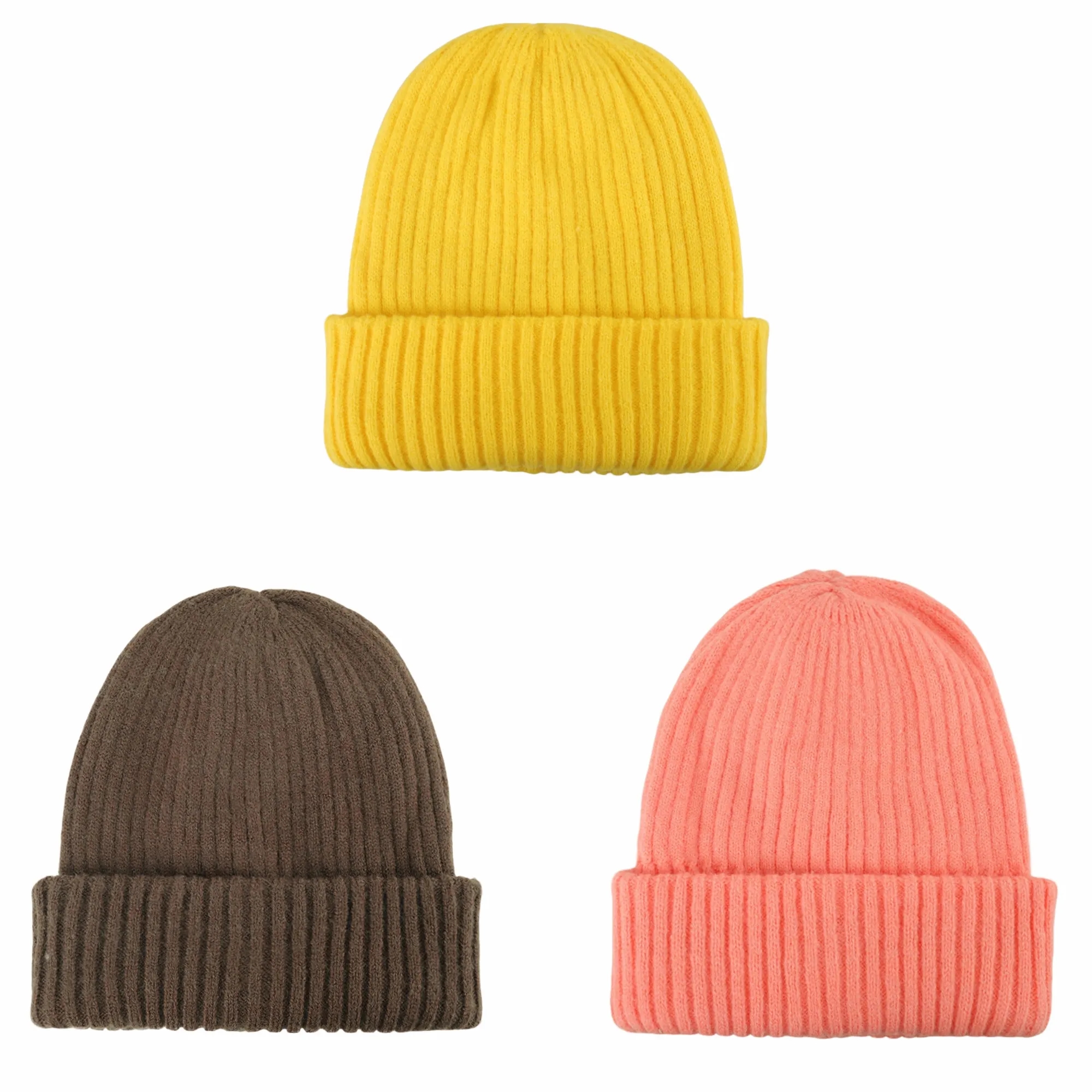 Rabbit Hair Knitted Winter Beanie 4
