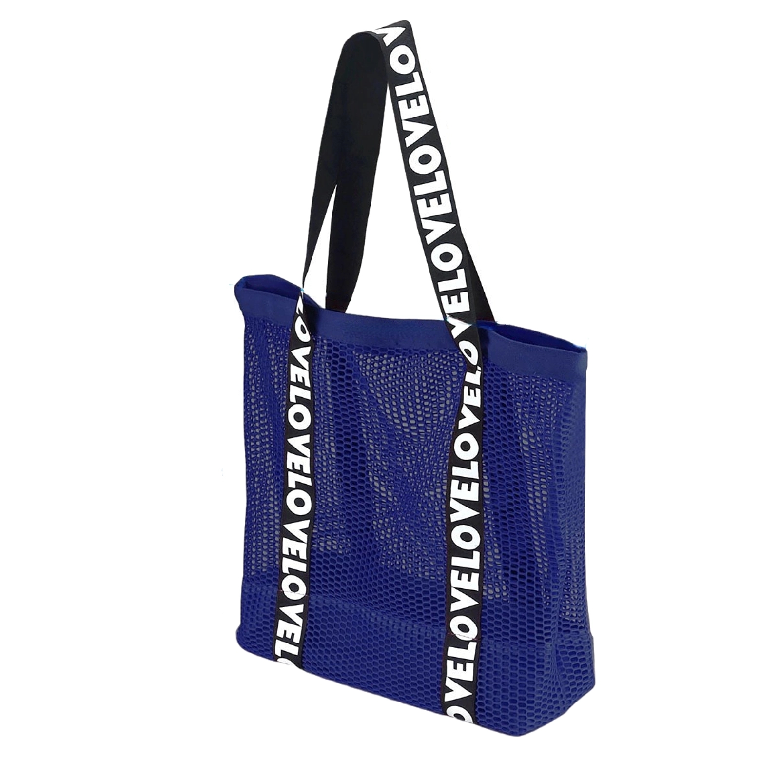 Mesh Beach Tote Bag, custom tote bag with logo imprint 2