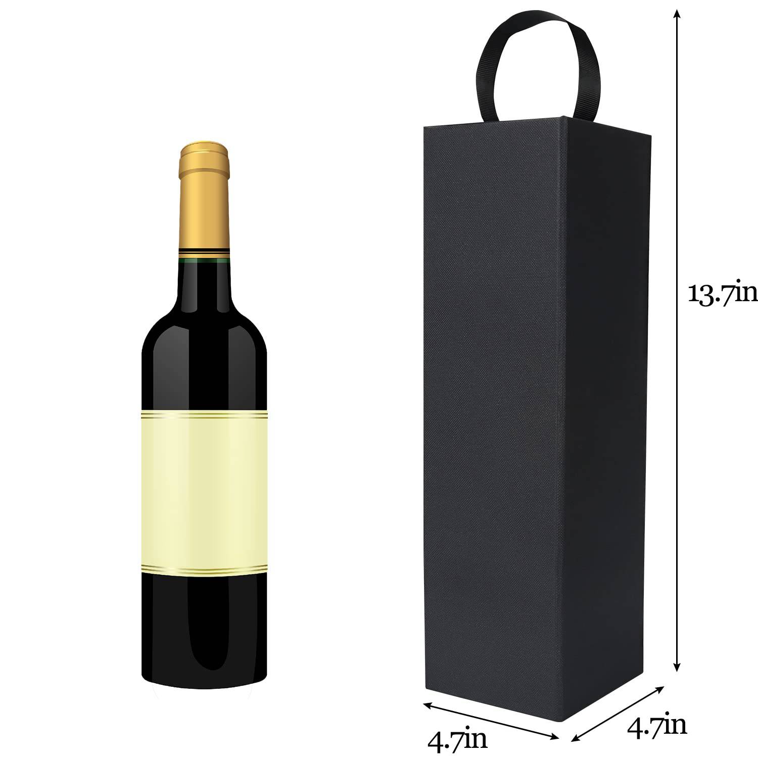 Luxury Foldable Wine Gift Box For Gifting & Storage 7