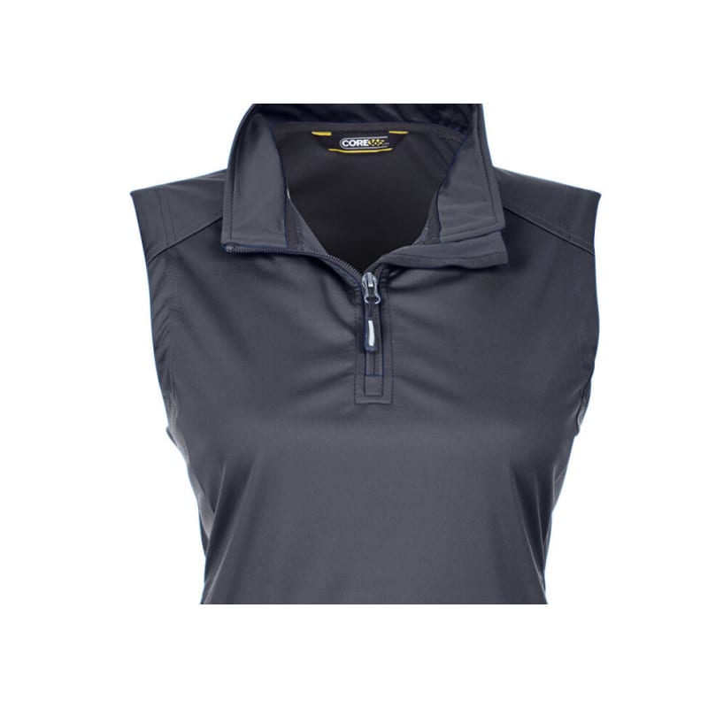 CORE365 Ladies' Techno Lite Three-Layer Knit Tech-Shell Quarter-Zip Vest 7