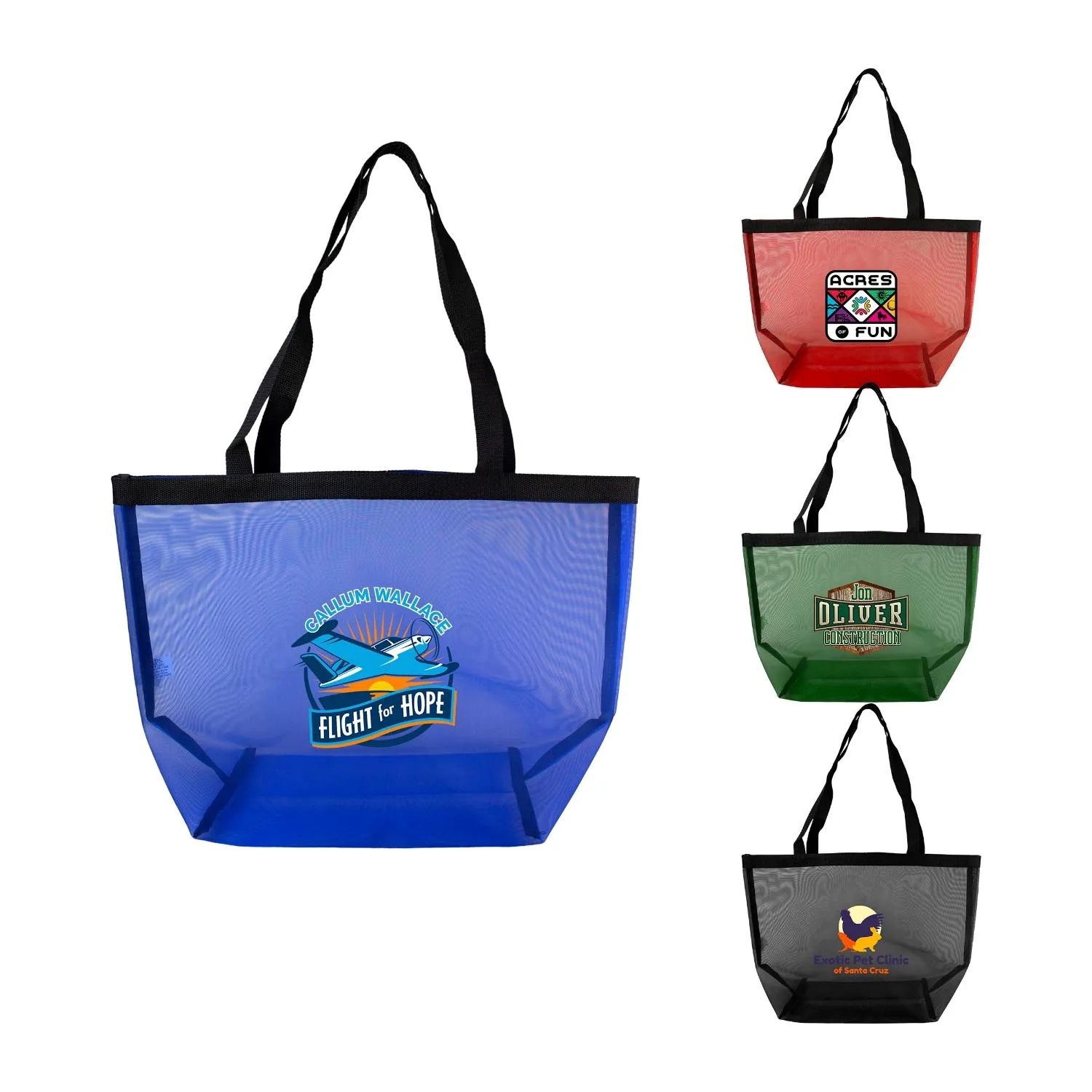 Recycled Mesh Grocery Tote