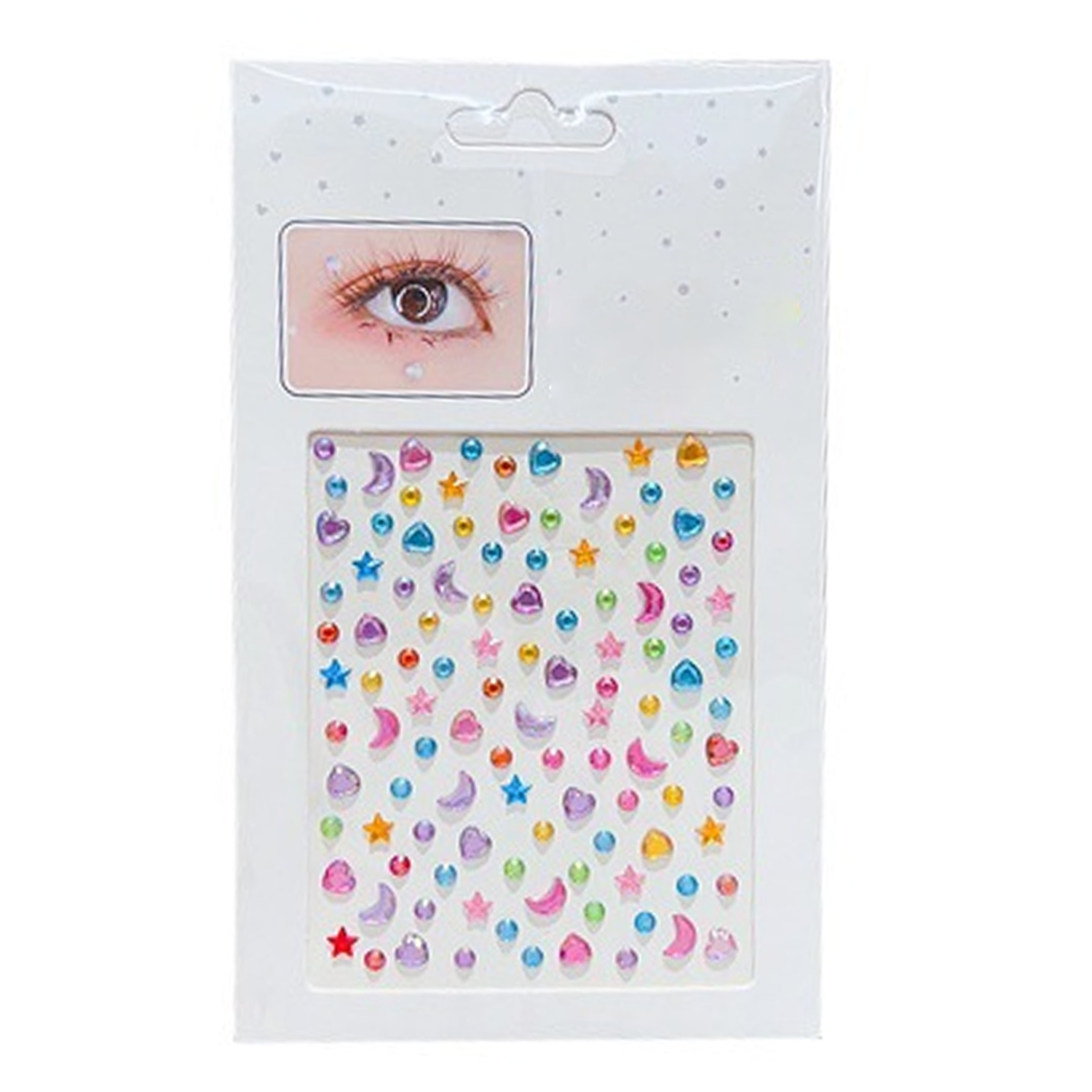 Holographic Self Adhesive Face Jewels Stickers 7