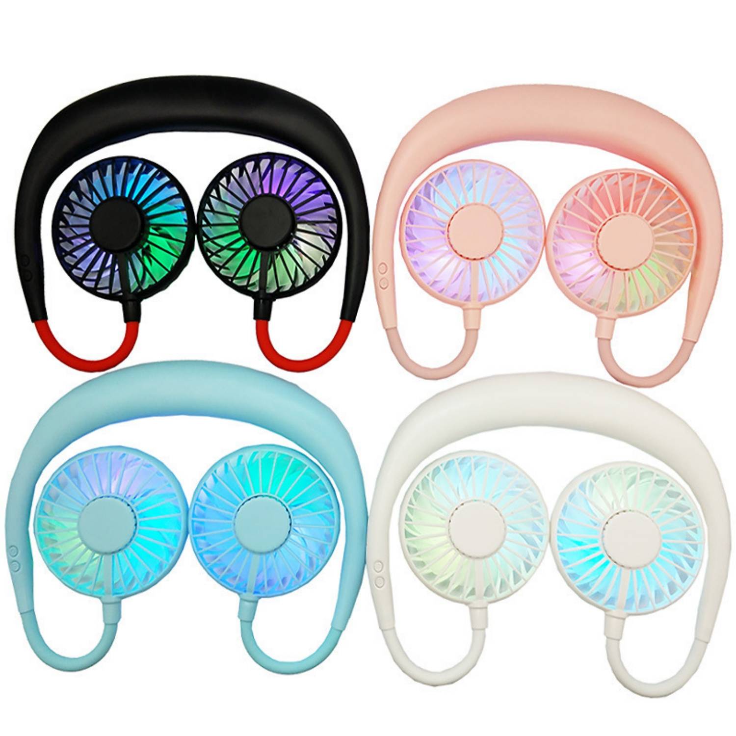 4000Mah 2 In 1 Neck And Handheld Fan 3