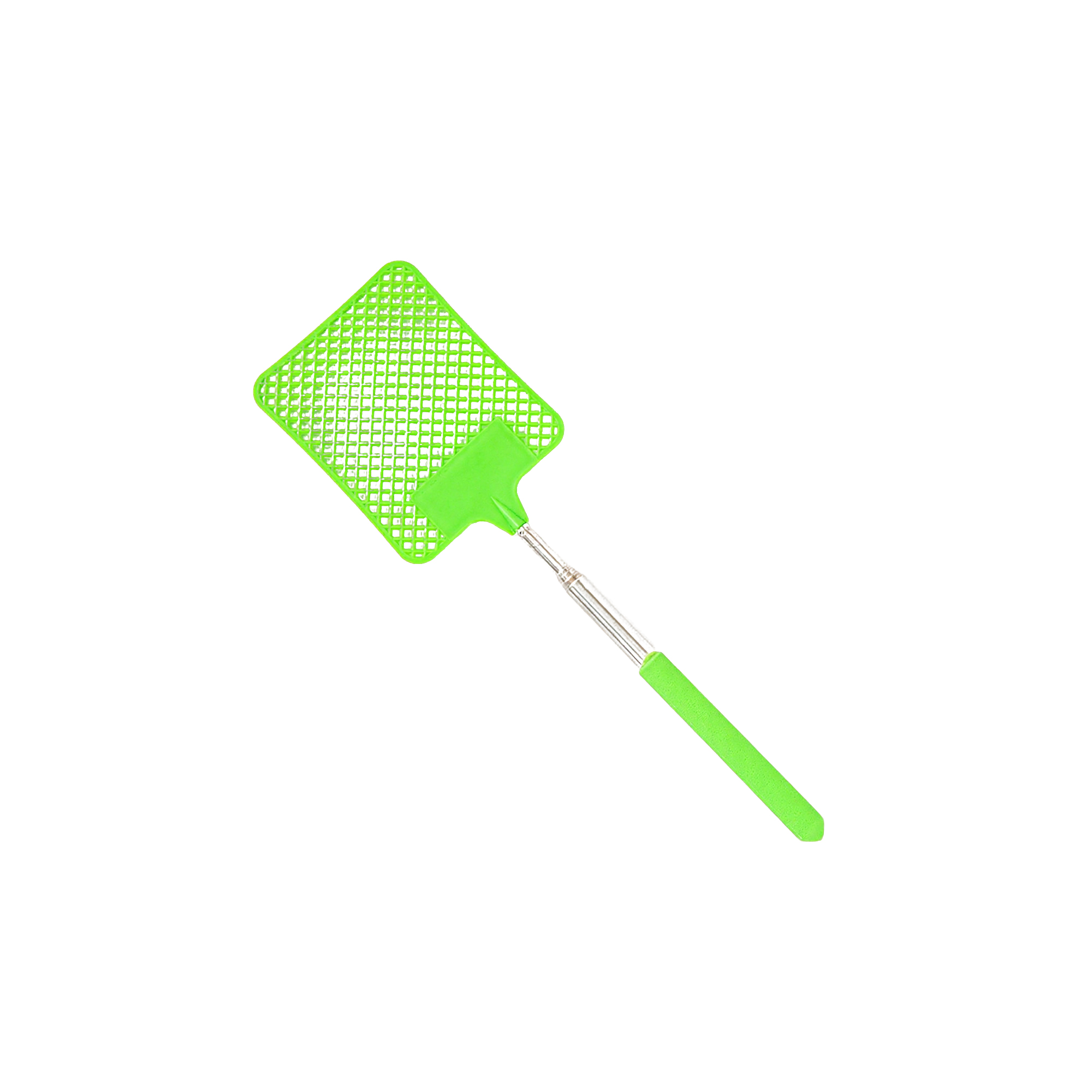 Retractable Fly Swatter With Telescopic Handle 17.8" x 2.8" 4