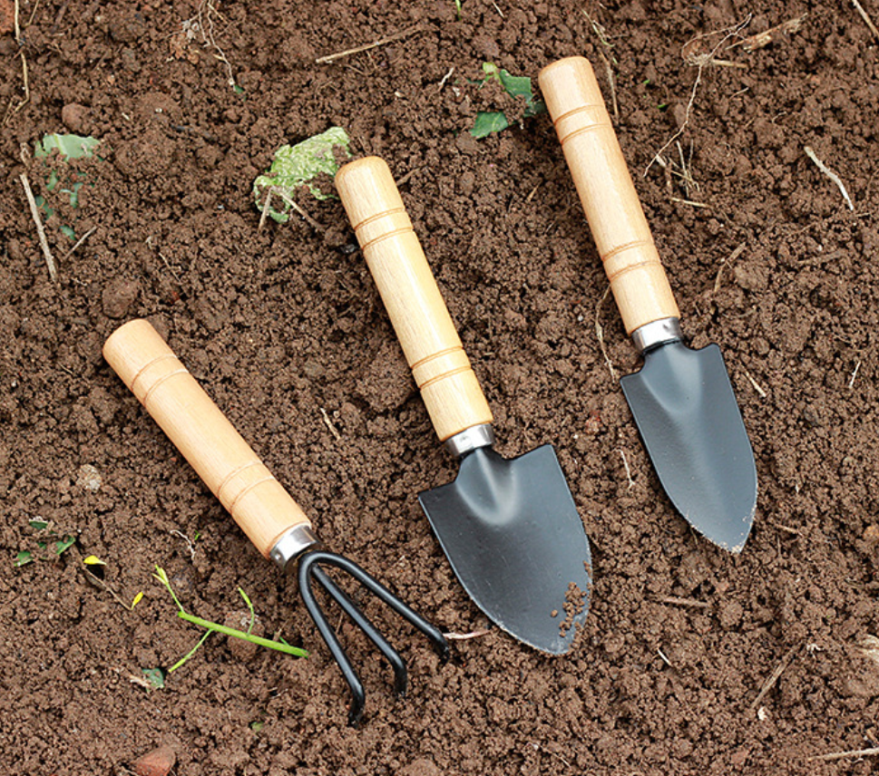 Mini 3 pcs Gardening Tool Set Shovel Rake 6