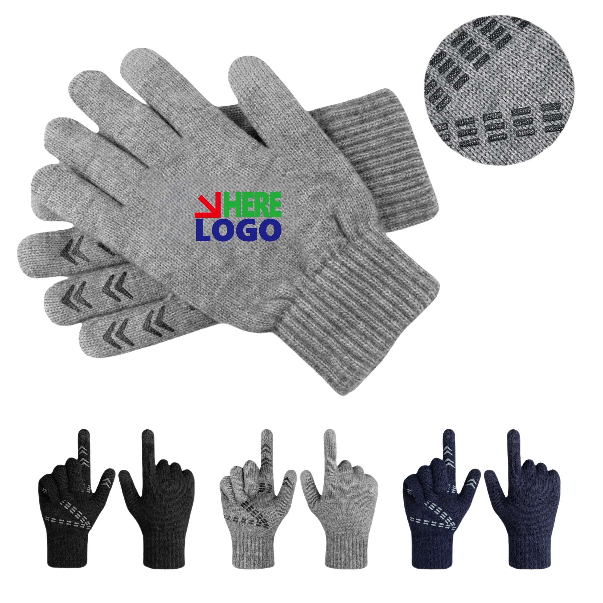 Convenience Touch Screen Compatible Winter Gloves 3