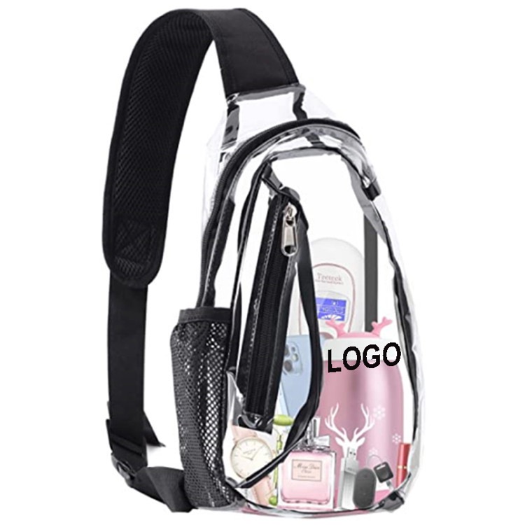 Clear Sling Bag Stadium Approved Transparent Casual Chest Daypack 2
