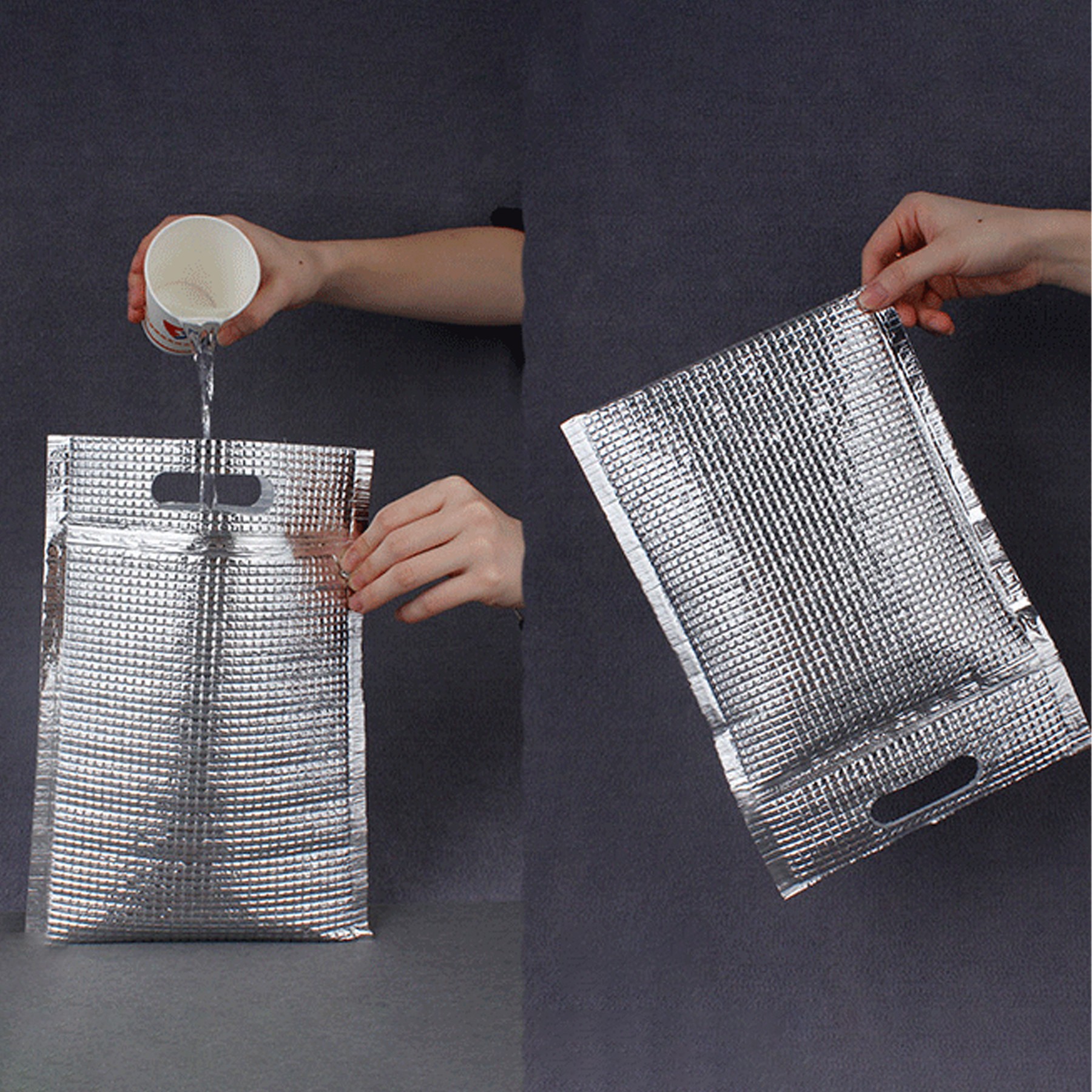 Disposable Thermal Insulation Bag W/ Handle & Sealing Strip 3
