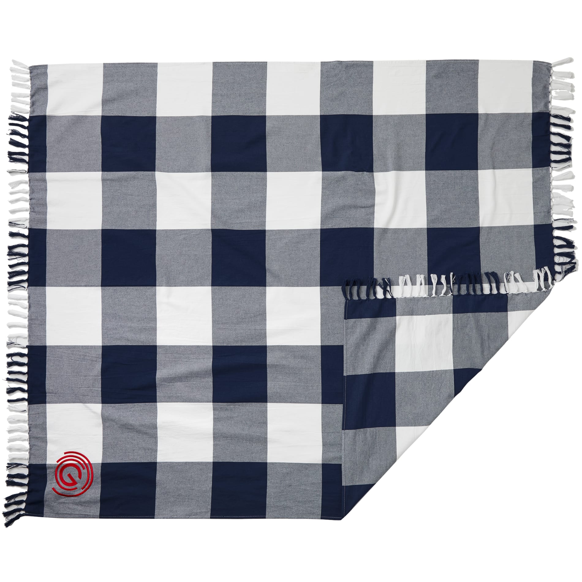 Field & Co. 100% Organic Cotton Check Throw Blanke 11