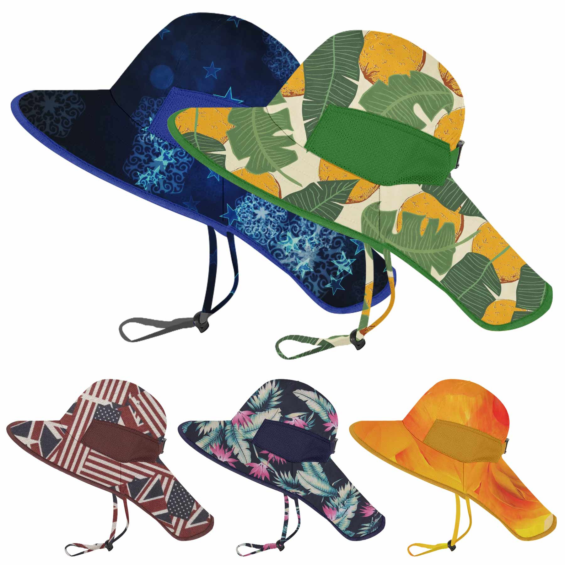 Boys Girls Play Hat Neck Flap 1