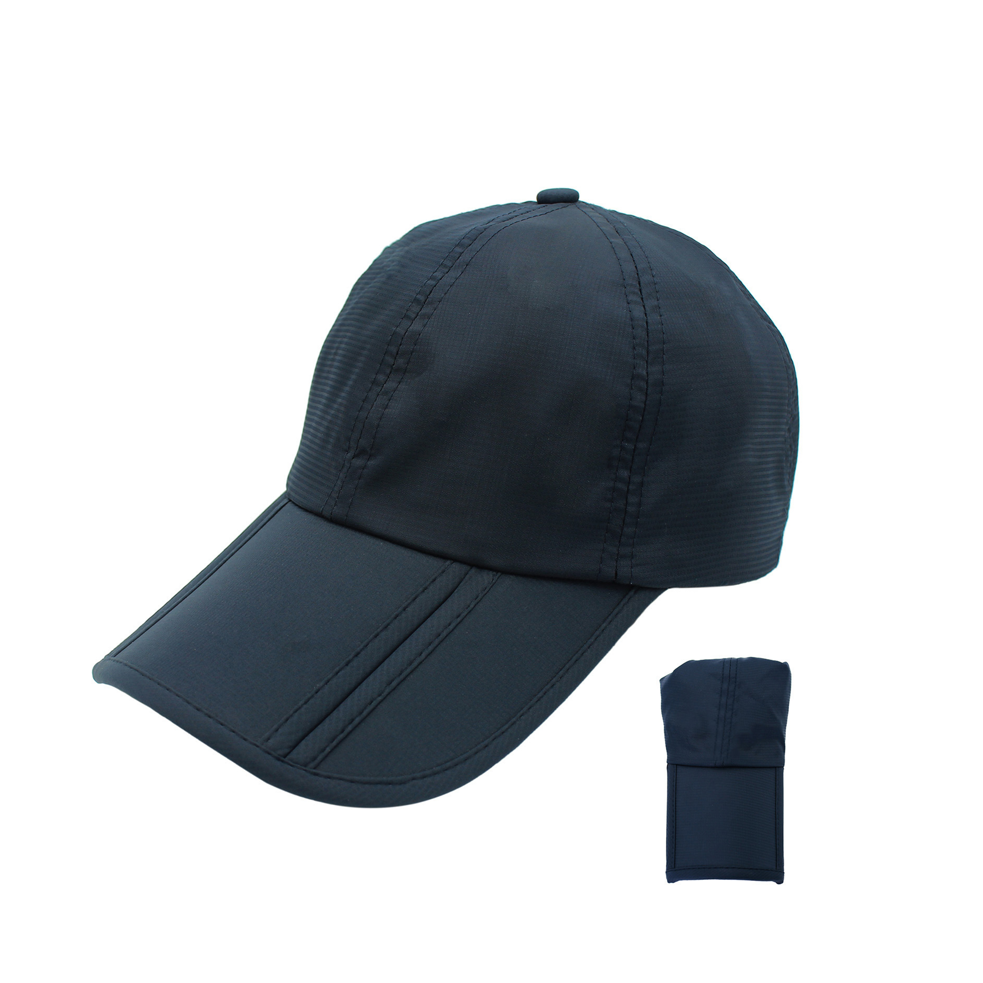 Polyester Foldable Waterproof Baseball Cap With UPF Protection 3
