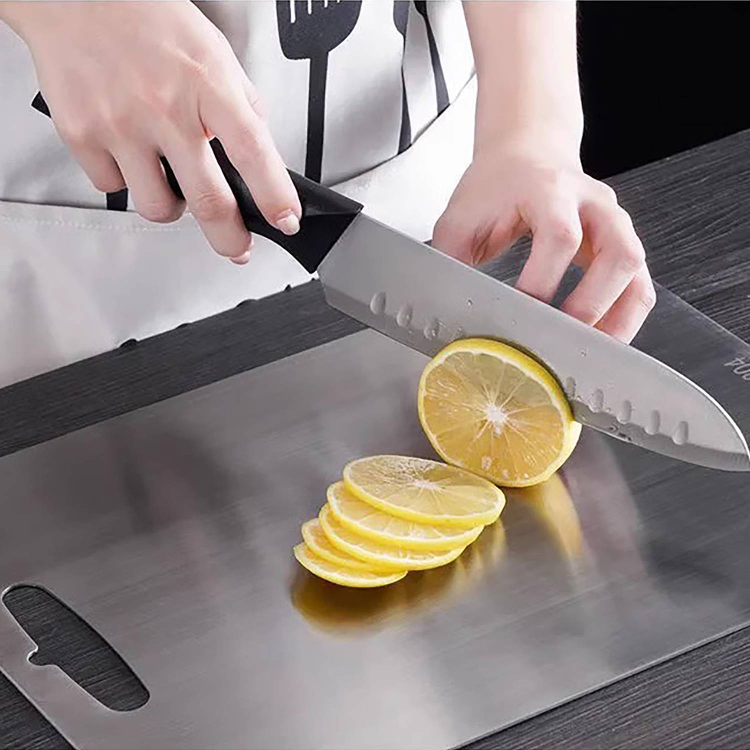 Stainless Steel Antibacterial Cutting Board 5