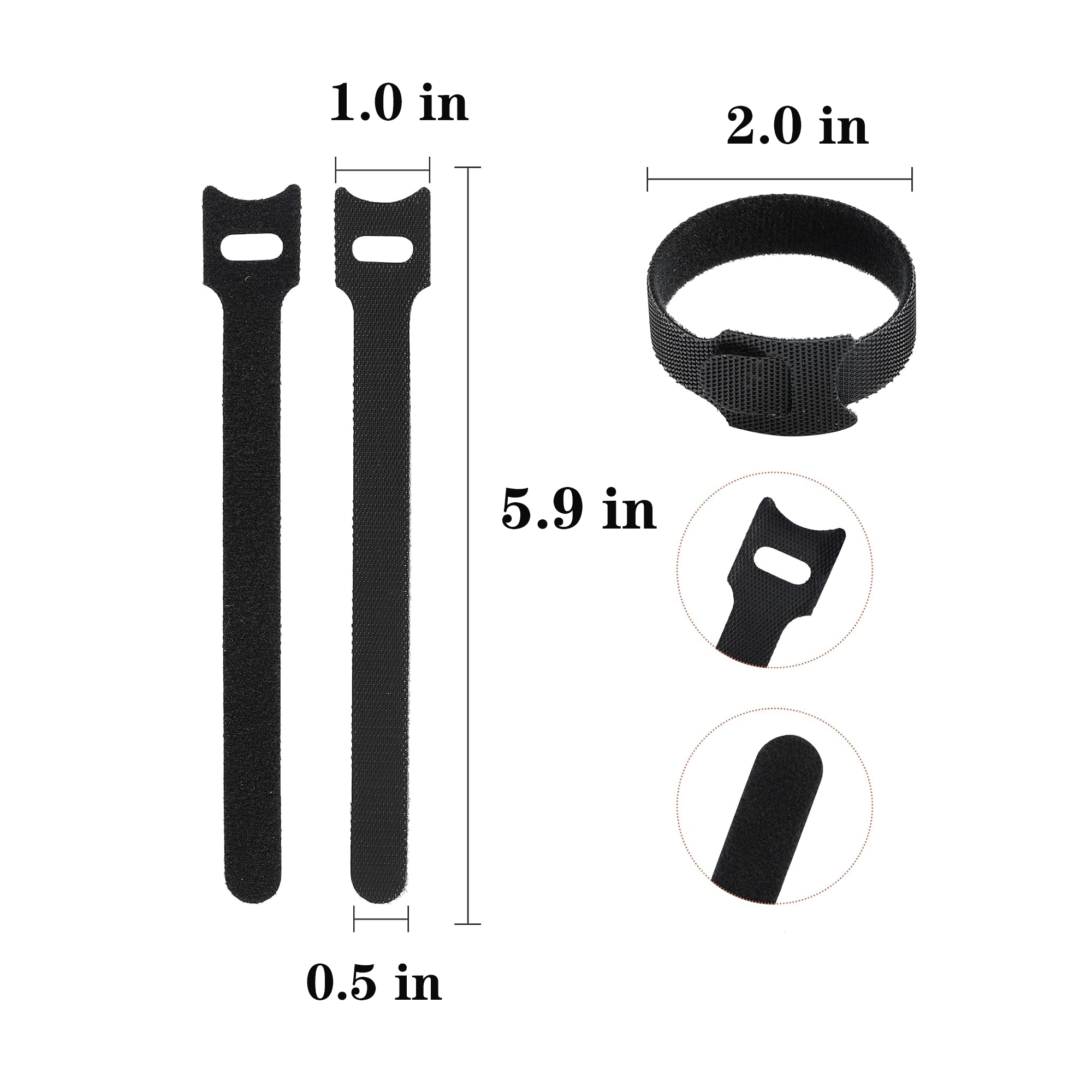 Strong Colored Nylon Cable Ties 9