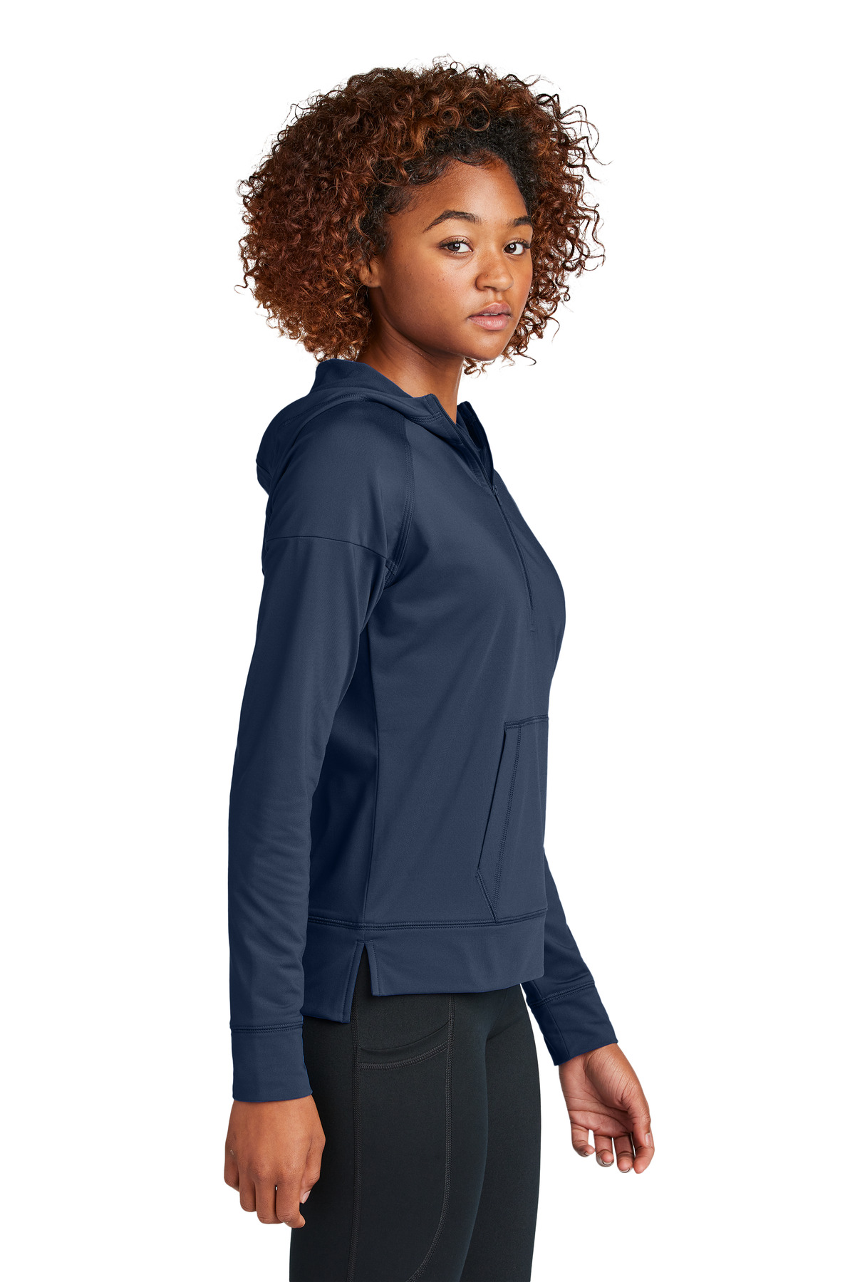 Sport-Tek Women's Sport-Wick Stretch 1/2-Zip Hoodie LST856 3