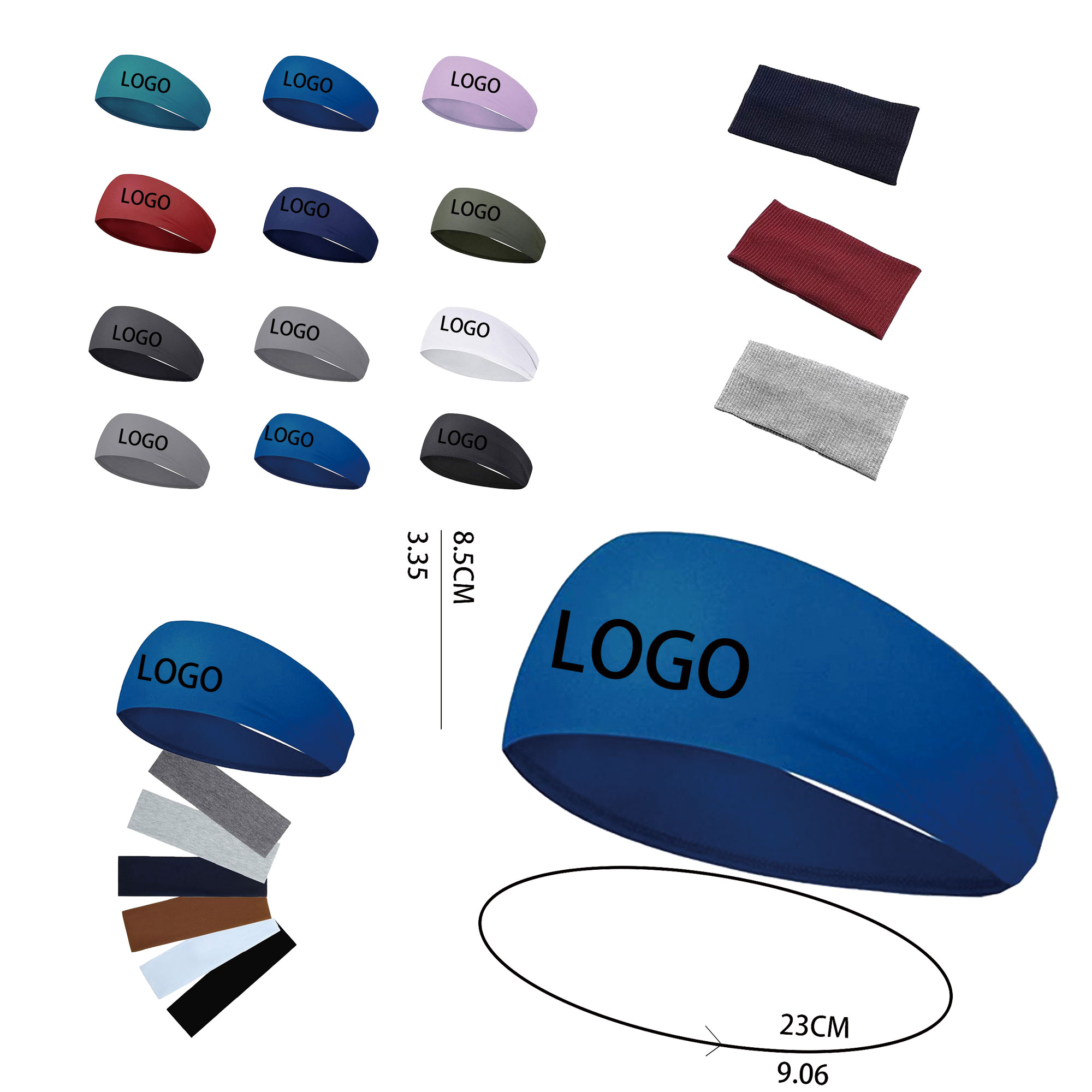 Running & Fitness Unisex Sweatband 2