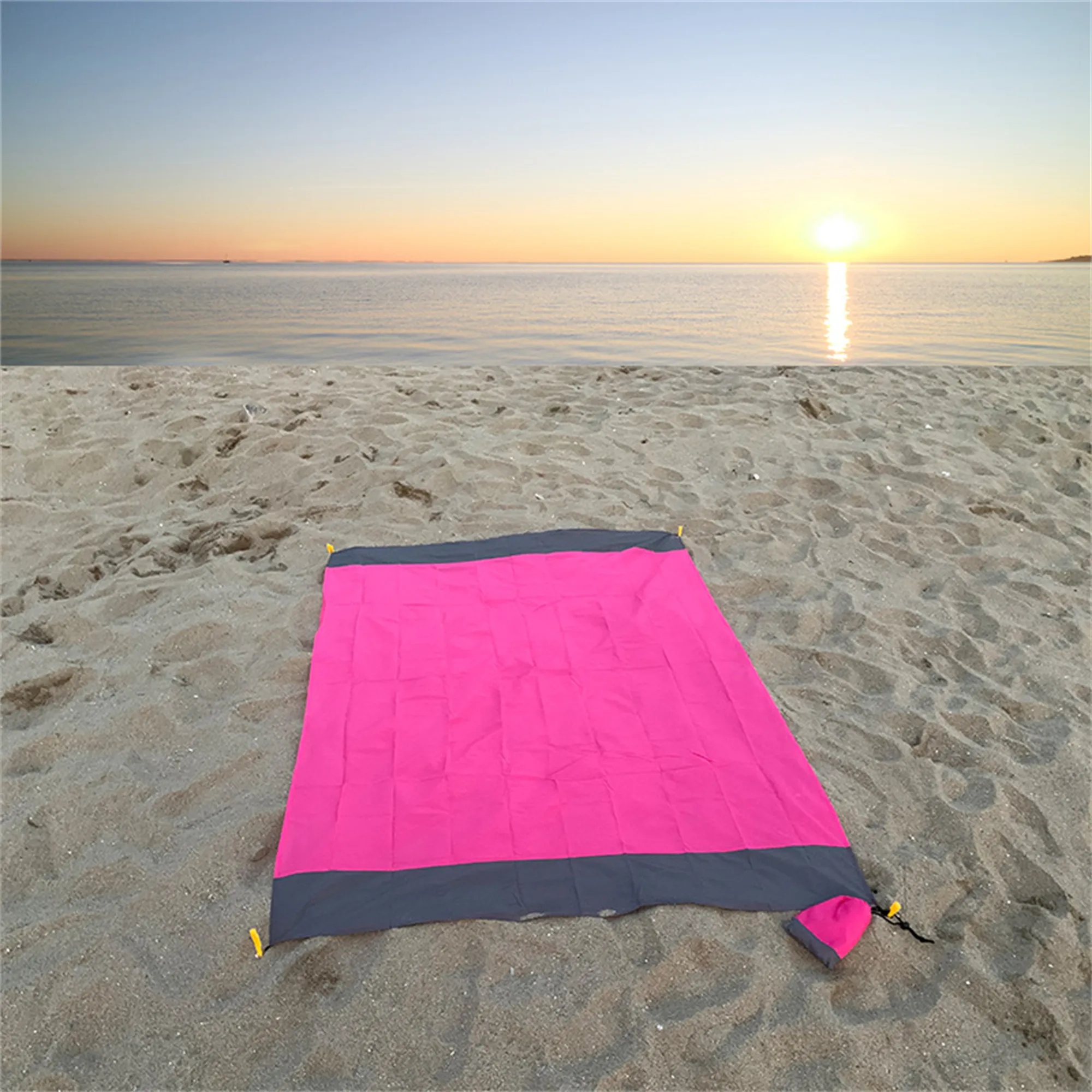Waterproof Sandproof Foldable Beach Blanket Mat 14