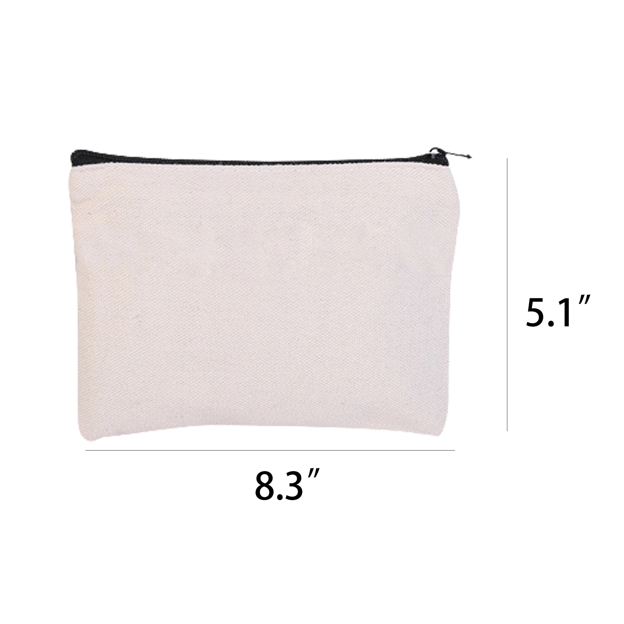 Multipurpose Canvas Zipper Bag, custom tote bag with logo imprint 5