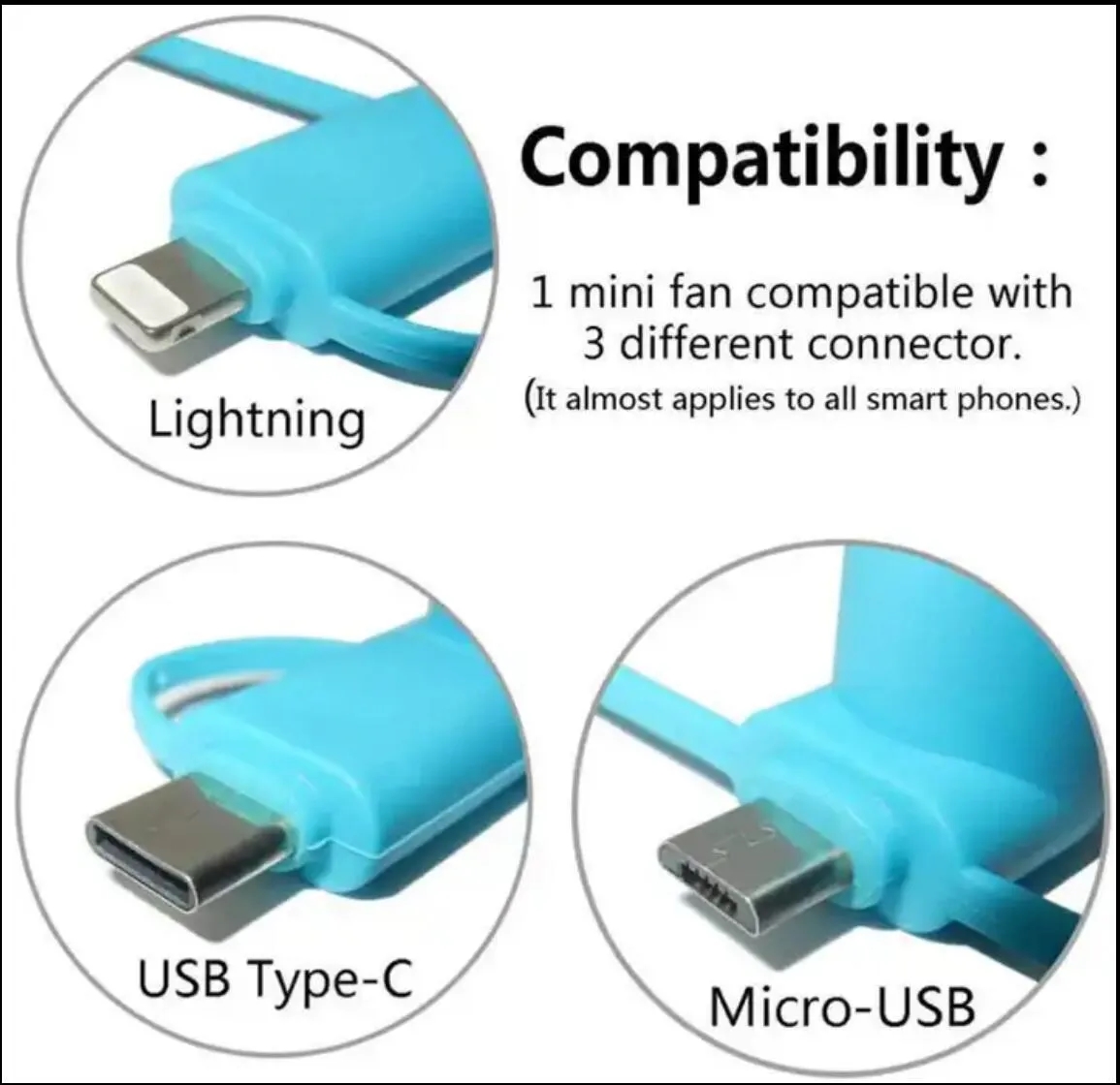 3 in 1 Mini USB Fan 2