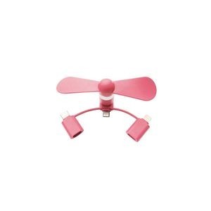 3 In 1 Mini Fan For Smart Phone Portable USB And USB C Compatible 14