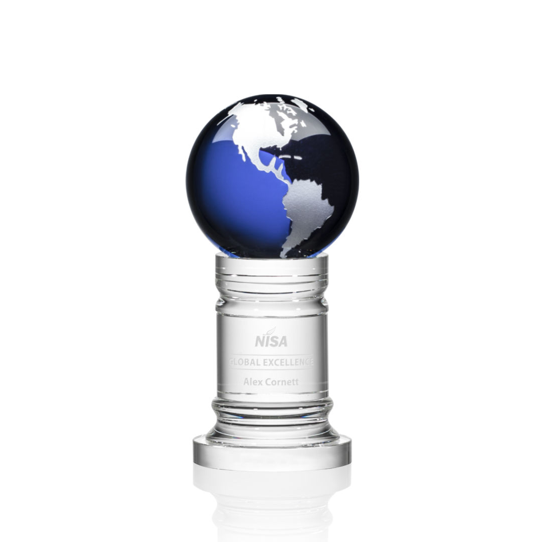 Colverstone Globe Award - Blue/Silver 5
