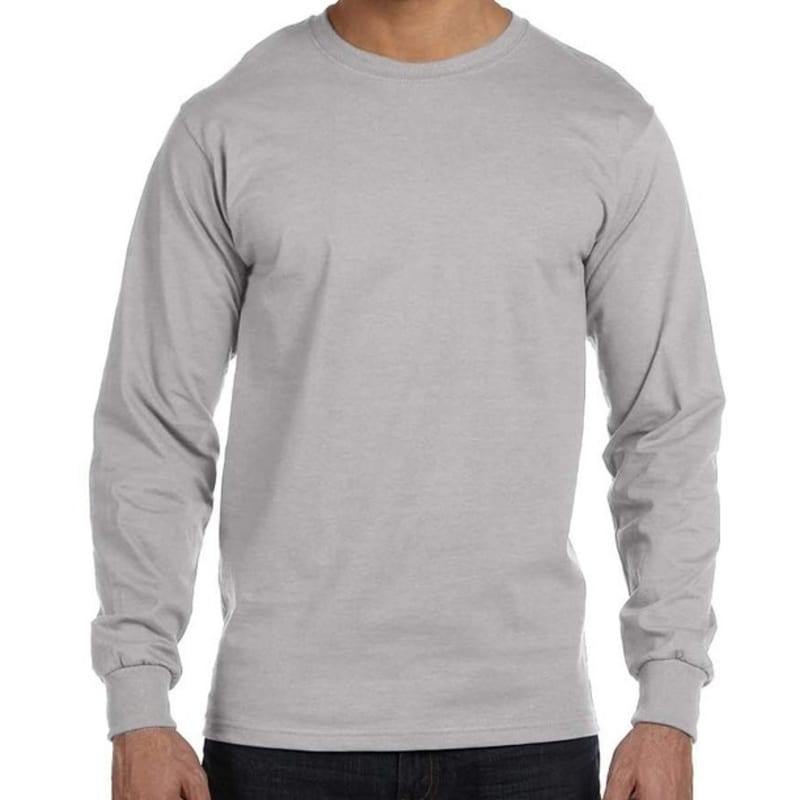 Hanes 5.2 Oz. ComfortSoft® Cotton Long-Sleeve T-Shirt 7