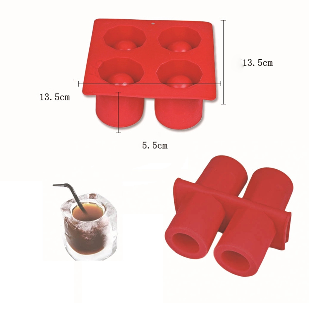 Silicone Shot Glass Ice Mold 3