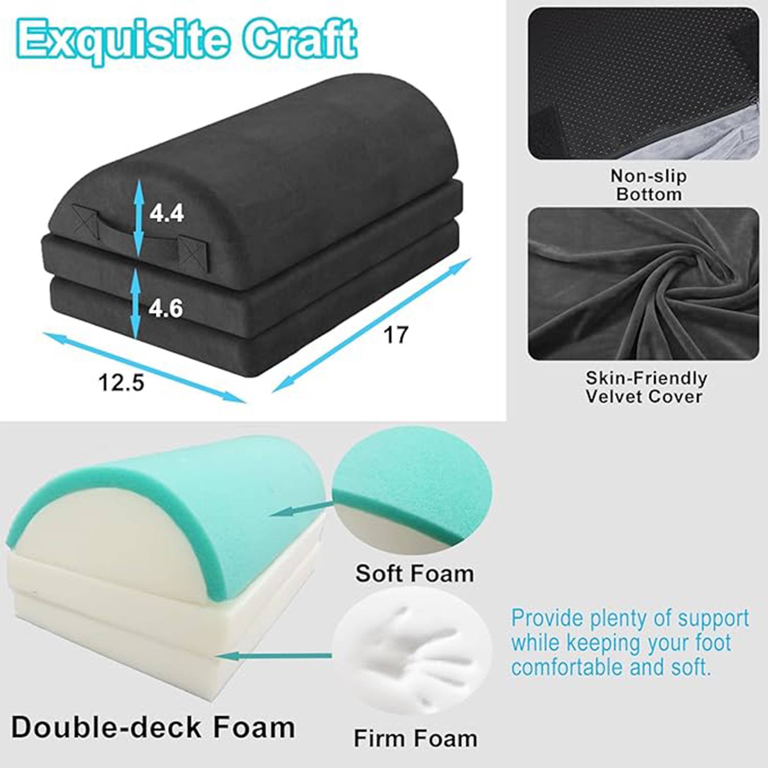 Large Size Foot Rest for Under Desk 7
