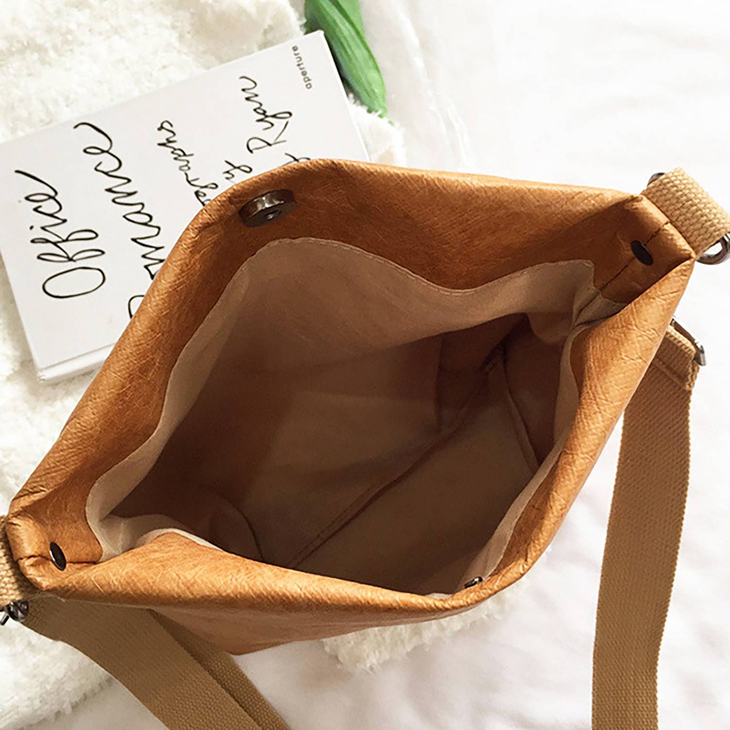Versatile Fashion Eco-friendly Tyvek Paper Crossbody Bag 3