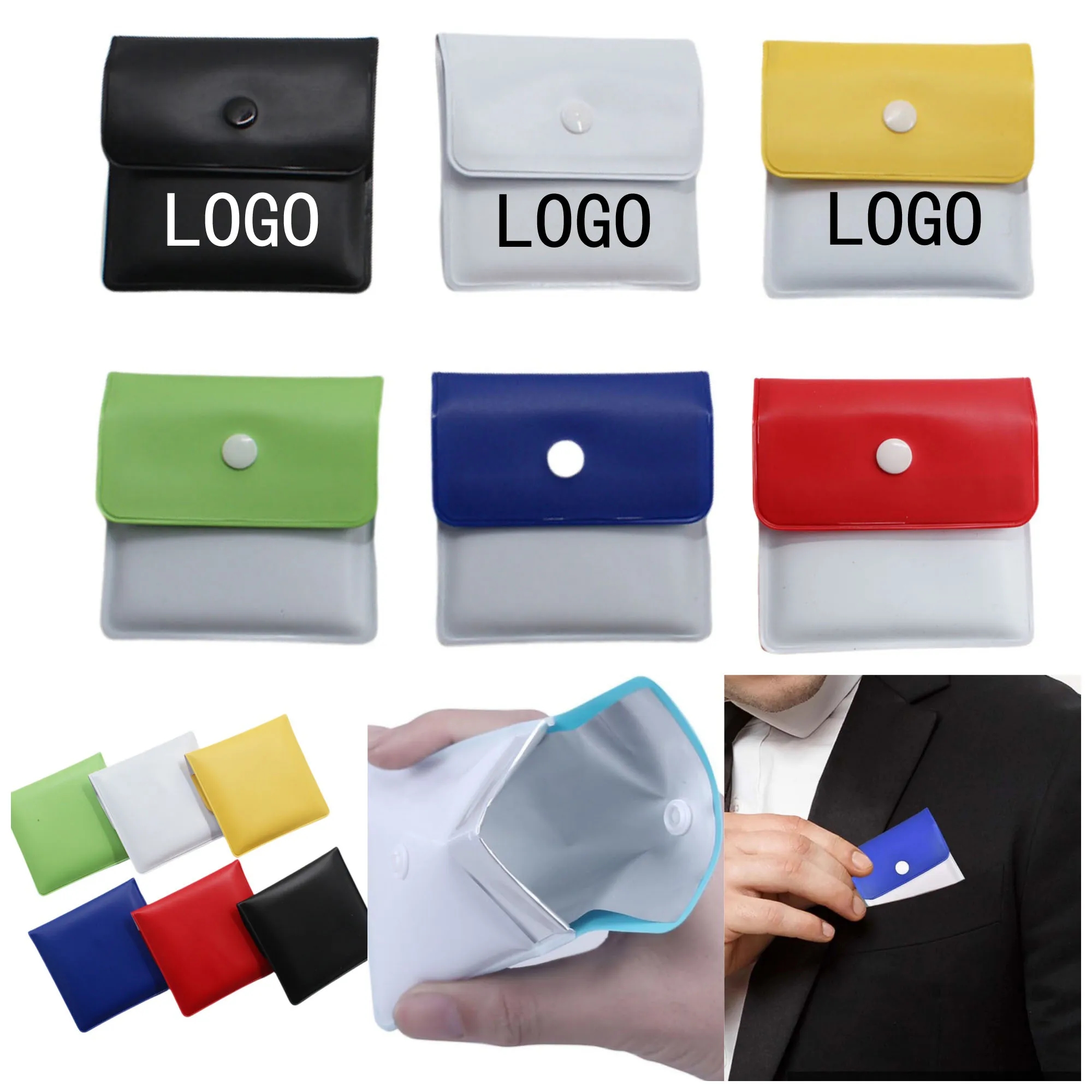 Fireproof PVC Portable Compact Pocket Ashtray Pouch 13