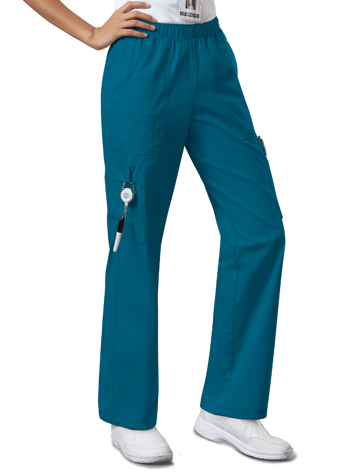 Cherokee - Workwear Core Stretch - Mid Rise Pull-On Cargo Pant 14