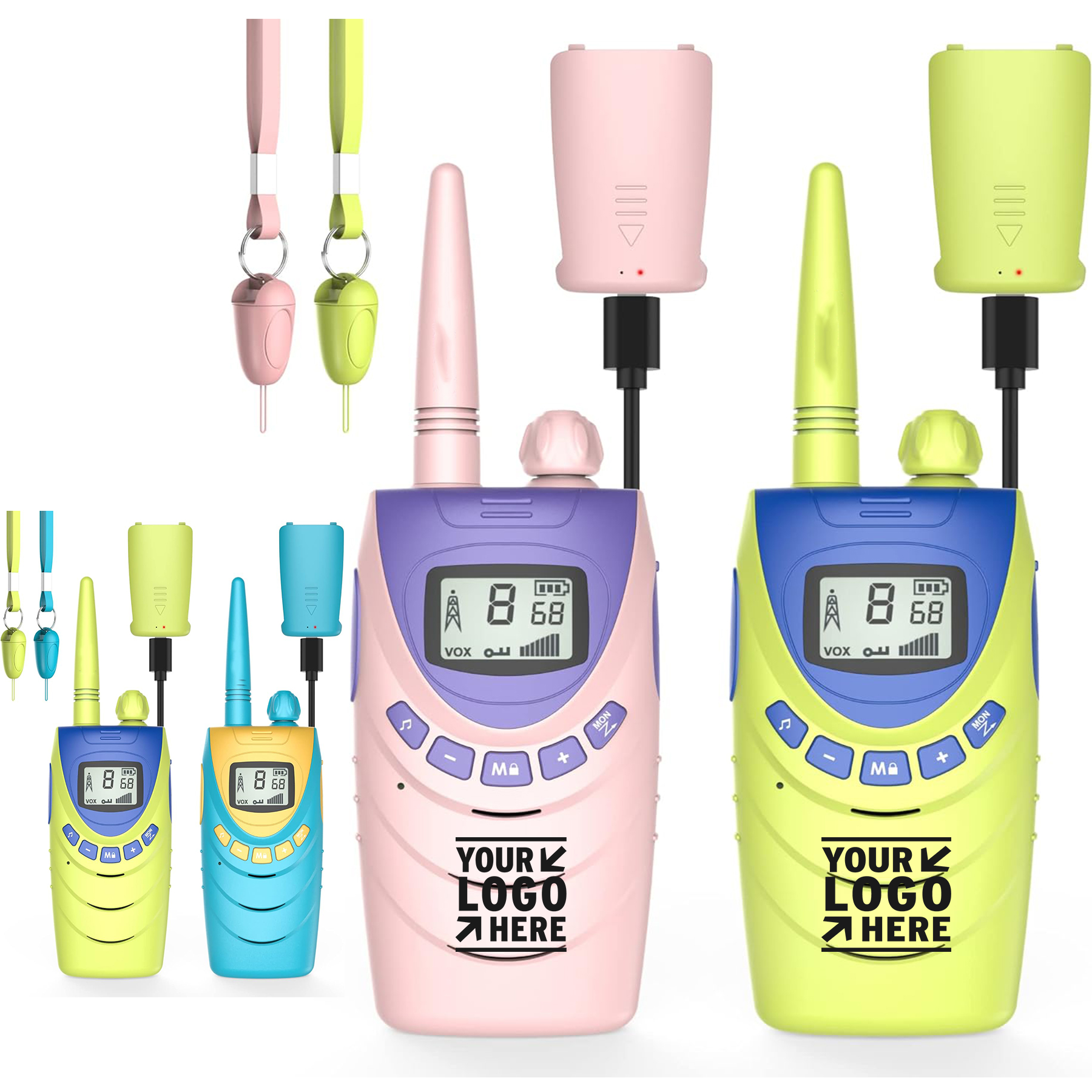 2 Pack Perfect Kids Outdoor Easter Christmas Birthday Gifts Long Range 2 Way Radios Walkie Talkies