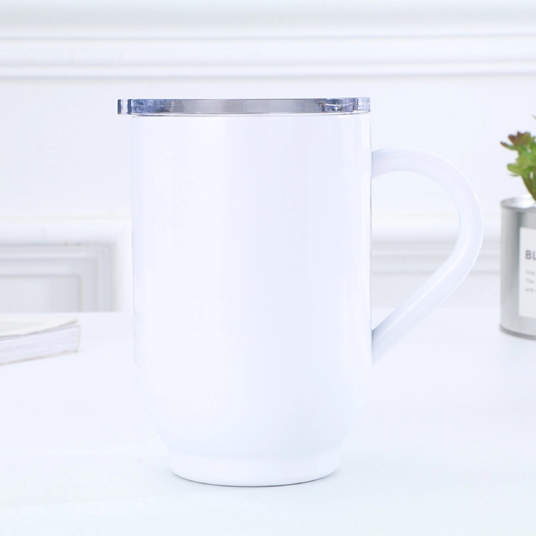 Double Wall Vacuum 16oz Wine Tumbler with Handle 4