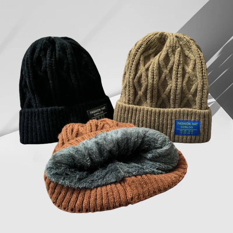 Patch Knit Beanie 5