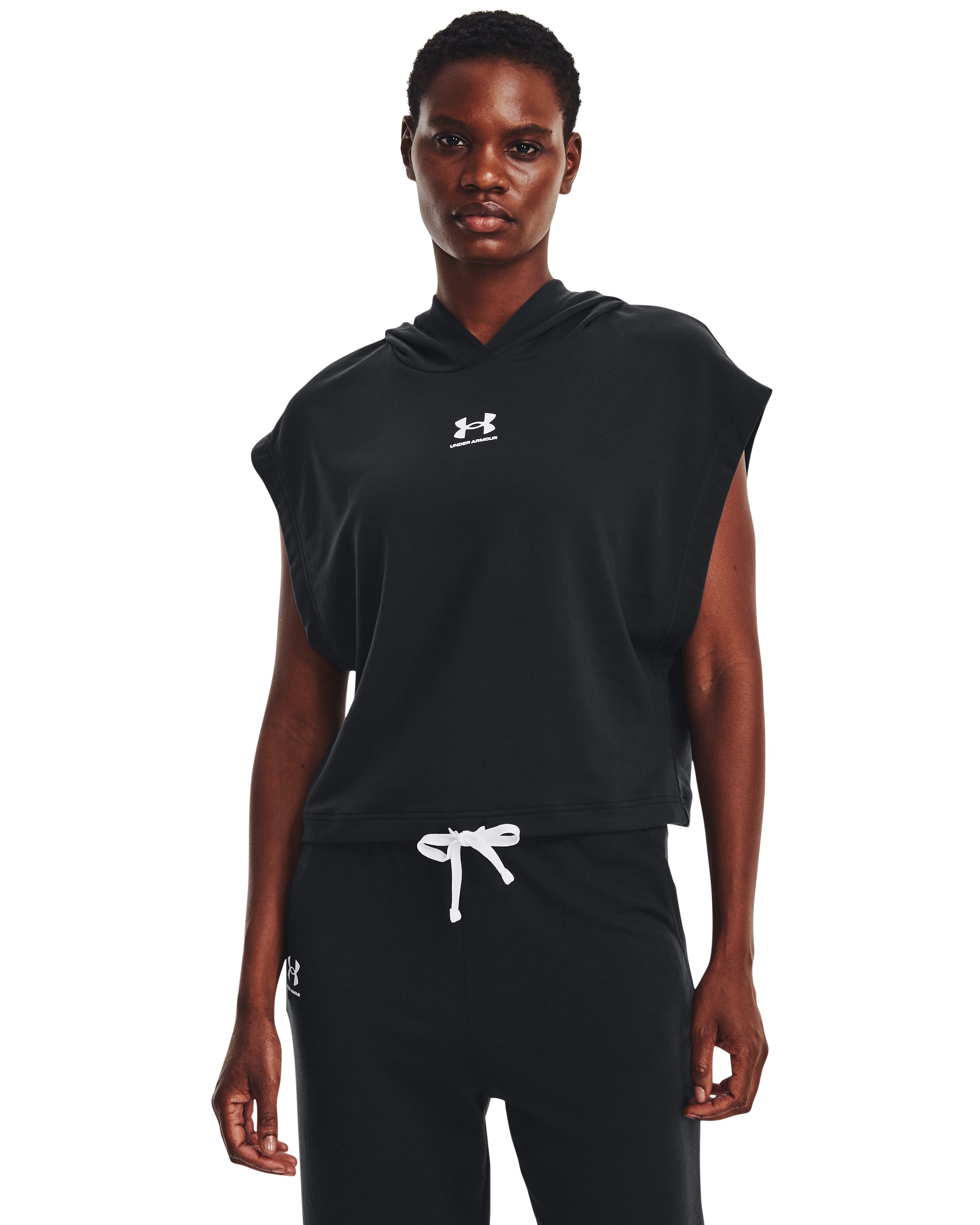 UA Rival Terry Women's Short Sleeve Hoodie 4