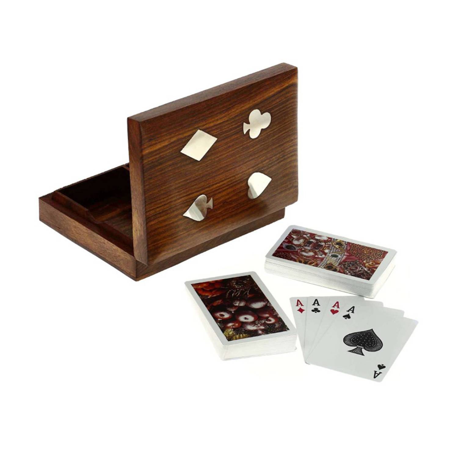 Wooden Playing Card Box 5