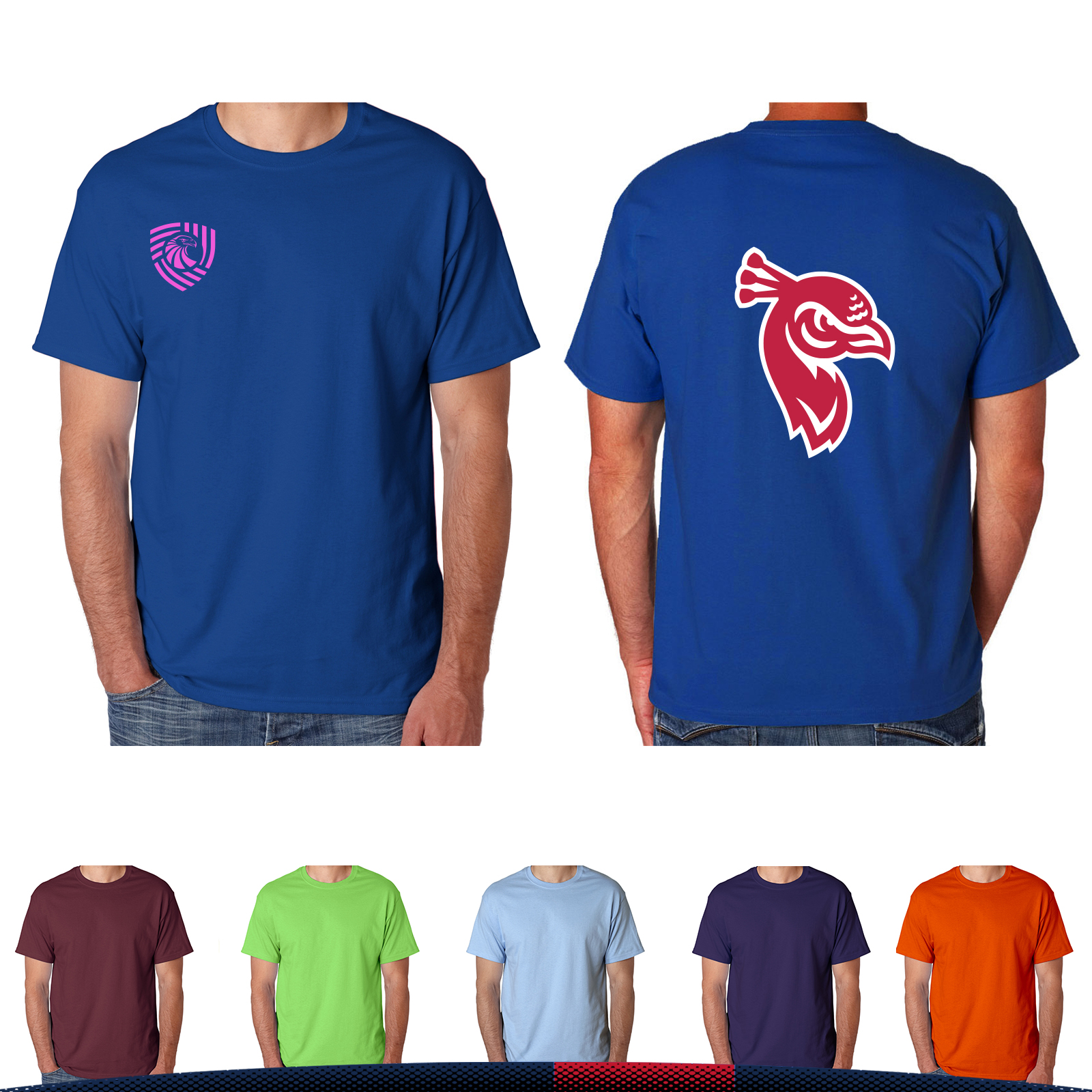 Hanes® 5.2 oz. 100% Cotton Men's Tees 5