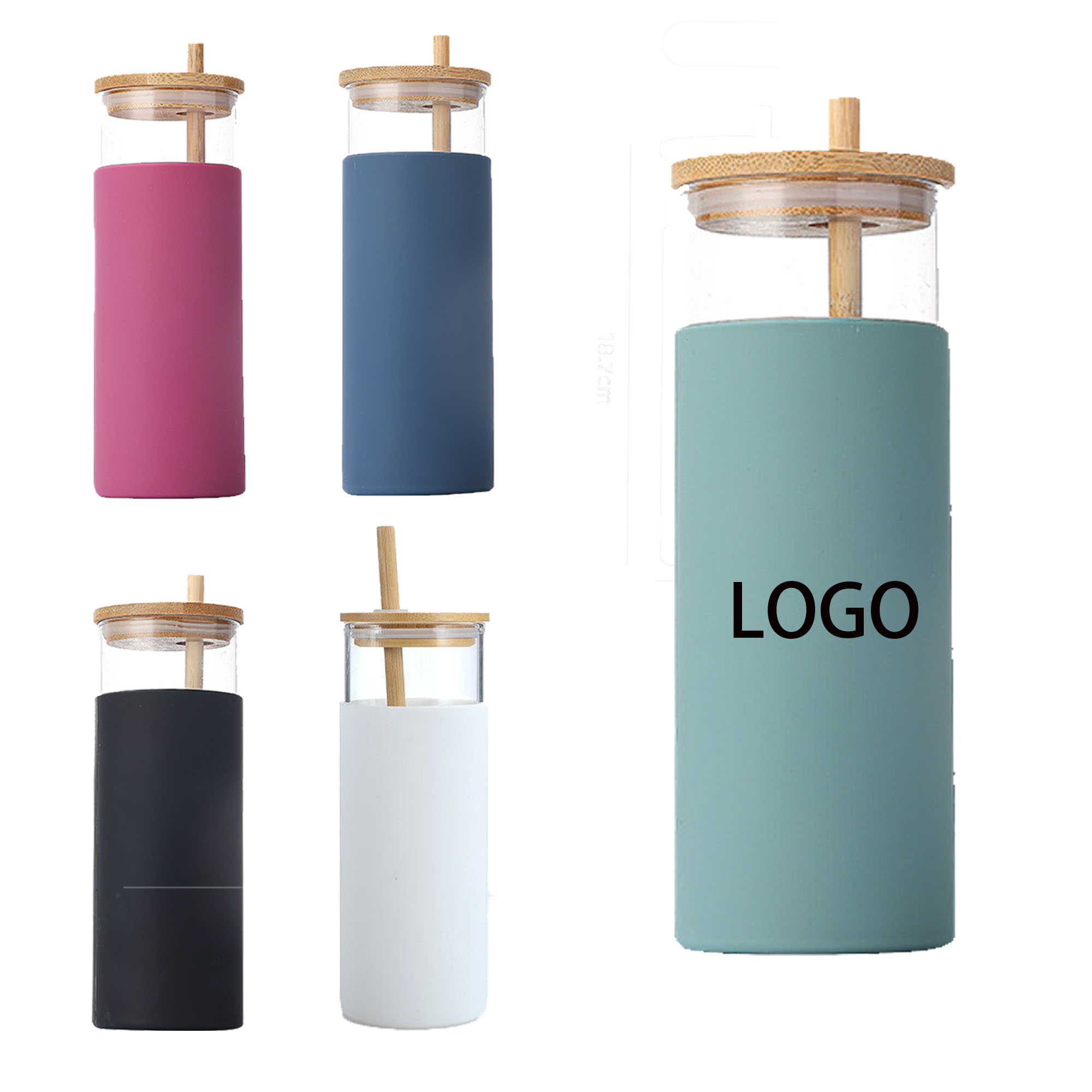 Borosilicate Glass Straw Cup 2
