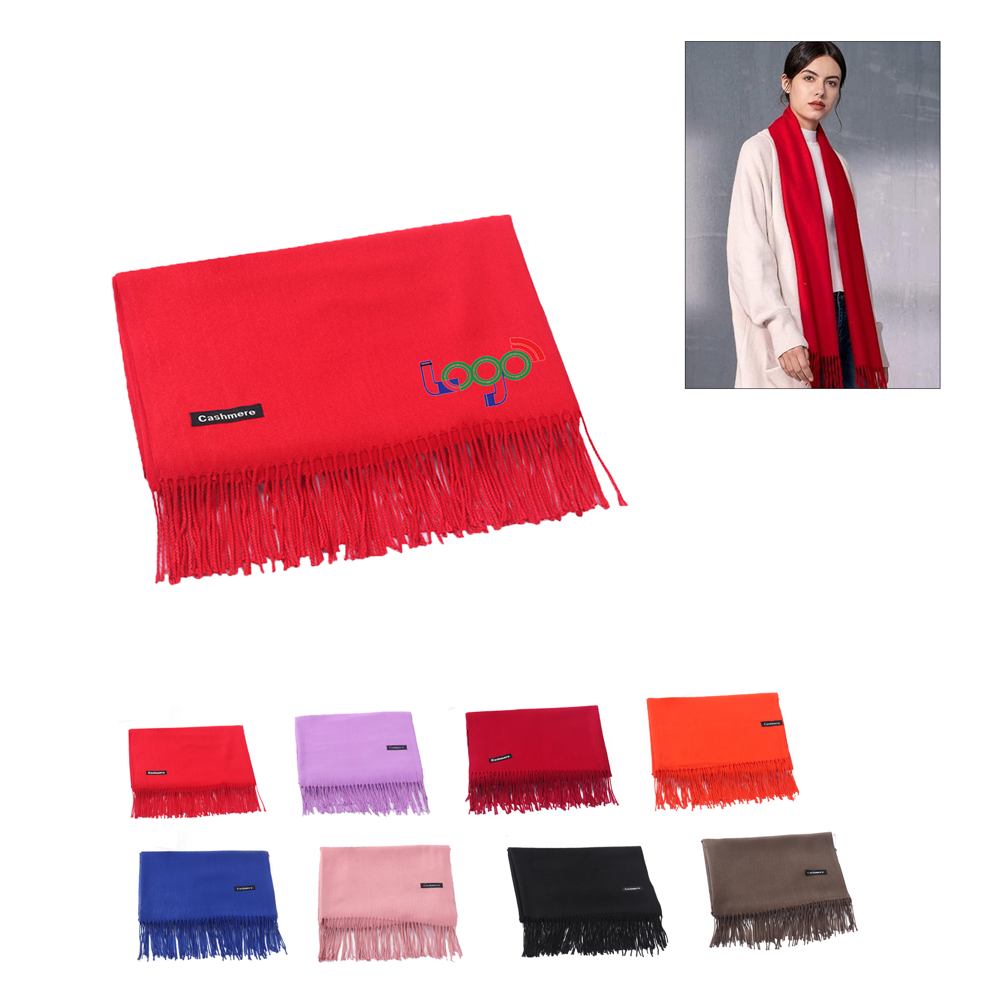 Winter Imitation Cashmere Scarf 2