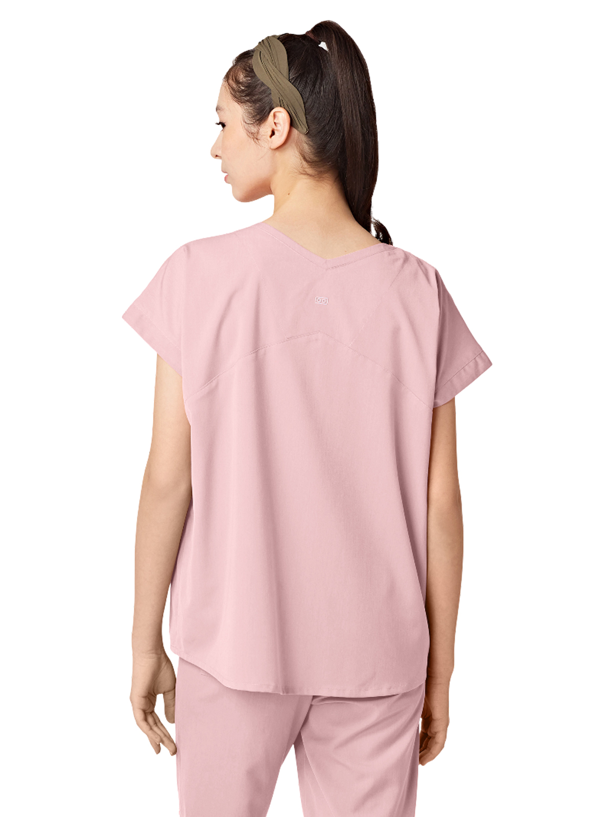 Parkley ABC - Women's Oversized Two-Pocket Dolman REMY V-Neck Top 2